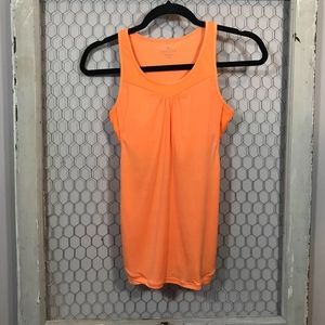 Athleta Orange Tank Top with Built-in Bra